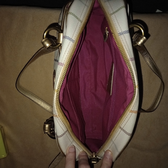 Coach Peyton Tattersall Plaid Satchel F19177 - Picture 11 of 13